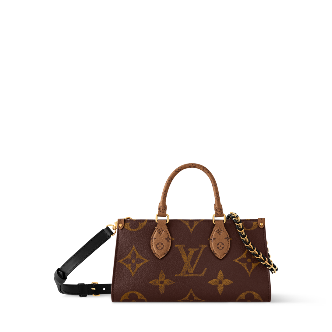 OnTheGo East West Bag - Luxury Monogram Reverse Canvas Brown